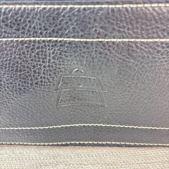 Kathy Van Zeeland Black Floral Jacquard Satchel Handbag Gold Heart Charm Studded - Picture 16 of 16